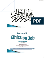 Ethics On Job