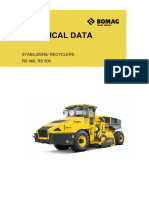 Technical Data: Stabilizers/ Recyclers RS 460, RS 500