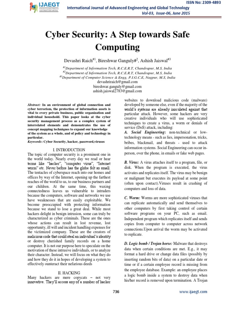 Internet Safety PDF | PDF | Computer Security | Security