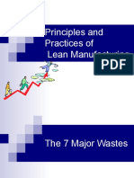 Principles and Practices of Lean Manufacturing