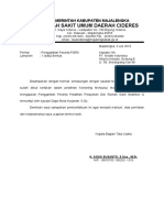 Contoh Format Surat Pernyataan Pergantian Ketua Dan Anggota