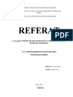 Referat: La Disciplina: Europa de Est Și Sud Est În Cadrul Celor Două