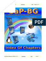 Gambas Programming Beginner's Guide, Index of Chapters