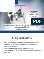Collaboration Tools: Information Technology For Managers
