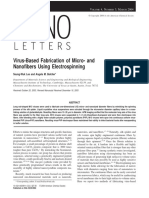 Virus-Based Fabrication of Micro-And Nanofibers Using Electrospinning