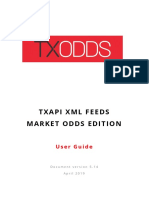 Txapi XML Feeds Market Odds Edition: User Guide
