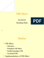 FIR Filters: ELG6163 Miodrag Bolic