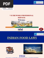 FSSAI Regulations and Guidelines Overview | PDF | Food Safety | Nutrition