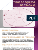 Tipos de Equipos de Trabajo