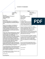 Students' Worksheet A. Read The Application Letter Below