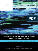 [Libro] 2018. Methods of Research into the Unconscious - Applying Psychoanalytic Ideas to Social Science (Stemenova & Hinshelwood).pdf