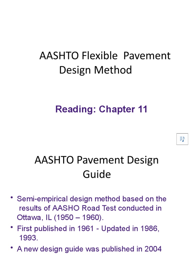 AASHTO Flexible Pavement Design Guide | PDF | Road Surface ...