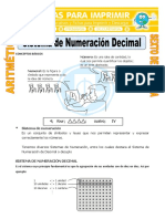 Sistema de Numeración Decimal para Sexto de Primaria