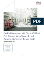 Flexpod Datacenter With Cisco Aci Multi-Pod, Netapp Metrocluster Ip, and Vmware Vsphere 6.7 Design Guide