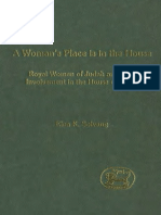 Elna K. Solvang A Womans Place Is in The House Royal Women of Judah and Their Involvement in The House of David JSOT Supplement 2003 PDF