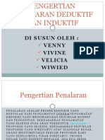 Pengertian Penalaran Deduktif Dan Induktif