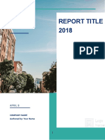 Report Title 2018 Report Title 2018: April 8