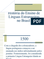 histria do ensino de le no brasil-