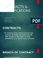 Contracts & Specifications: Agdinaoay, John Randel Alonzo, Dahli Atilares, Sheila Balute, Benji Anne C