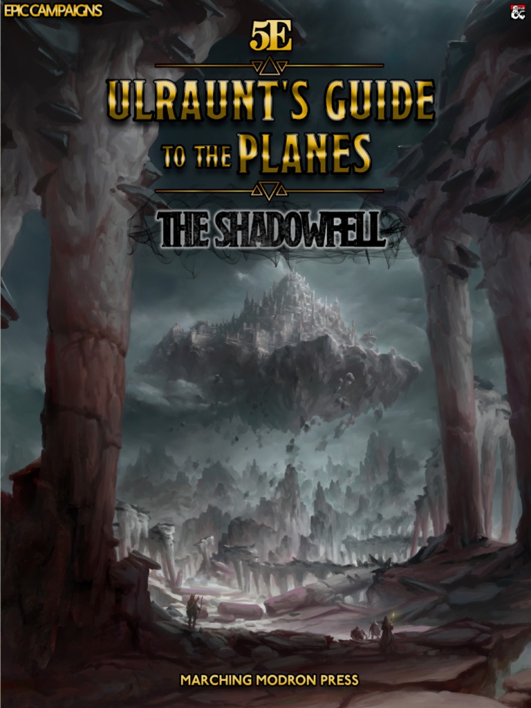 Marching Modron Press Ulraunt S Guide To The Planes The Shadowfell Pdf Wizards Of The Coast Dungeons Dragons
