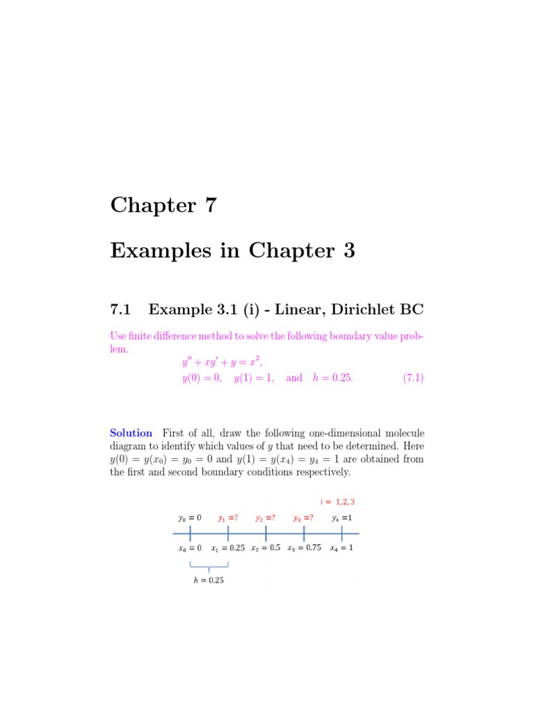 Finite Difference Method for BVPs | PDF | Boundary Value Problem ...
