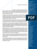 Carta Informe AMLO A La Opinión Pública