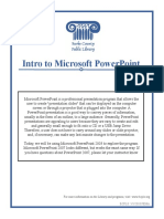 Intro To Microsoft Powerpoint: Bcpls 5/5/2010 Pema