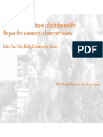 Practical Reliability-Based Calculation Tool For The Post-Fire Assessment of Concrete Beams