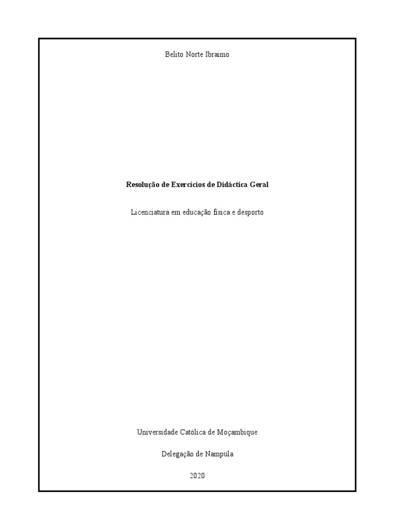 Didática Geral na Formação de Educadores | PDF | Pedagogia | Science