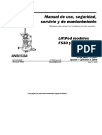 Manual de uso y seguridad LIFTPOD