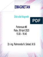 Kemagnetan #9 Sifat-Sifat Magnetik PDF