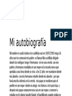 Mi autobiografía en