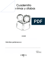 Cuadernillo de Rimas y Sílabas 2008
