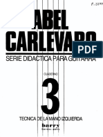Abel Carlevaro - Caderno 3 - Técnica Mão Esquerda