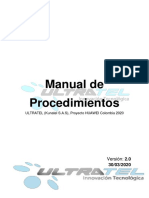 Manual-De-Procedimientos Ultratelecomunicacion Version II 29032020 PDF