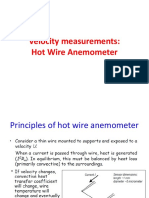 Hot Wire Anemometer