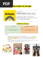 51Talk New Teacher Training Guide | PDF | Login | Teachers