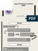Lupus Eritematosus Sistemik (Les) : Dr. Andy Bariyadi, SPPK Departemen Laboratorium Patologi Klinik