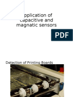 Application of Capacitive and Magnatic Sensors