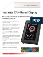 Versatile CAN-Based Display: The Series 3D50 5-Inch Touchscreen Display For Off-Highway Vehicles
