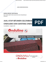 Jual Atap Bitumen Gelombang Onduline Dan Genteng Onduvilla - Aneka Bisnis Indonesia PDF