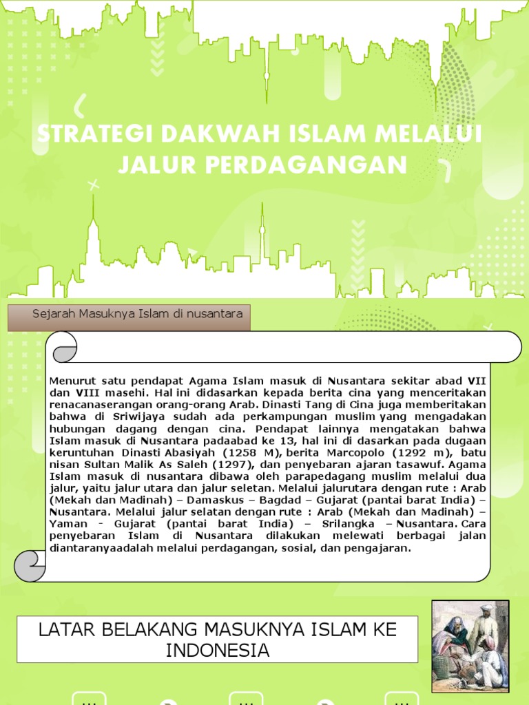 Strategi Dakwah Islam Melalui Jalur Perdagangan