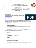 Guia para 2do Año Seccion A MATEMATICA