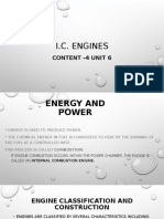 I.C. Engines: Content - 4 Unit 6