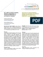 Sociologia Del Campo Filosofico Espanol PDF