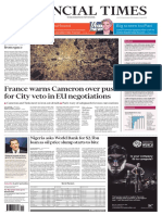 Bears in The City Big Screen To Ipad Outfoxed: France Warns Cameron Over Push For City Veto in Eu Negotiations