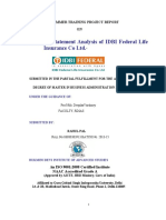 Financial Statement Analysis of IDBI Federal Life Insurance Co Ltd. (FIN)