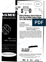 ASME 59-LUB-11 - Effect of Hardness, Surface Finish and Grain Size On Rolling Contact Fatigue Life of M50 Bearing Steel