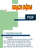 Bai Giang Chuyen de 3 Quy Hoach Dong Cua Thay Luu Quang Liem