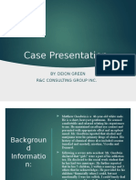 Case Presentation No Sound